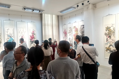 丹青绘锦绣，翰墨抒芳华——姚志兴书画作品展在山东省发展和改革委员会指导下开展
